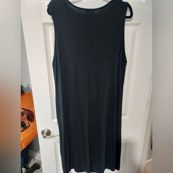 J. Jill Wearever Collection Black Sleeveless A-line Dress in Size XL - Picture 7 of 8